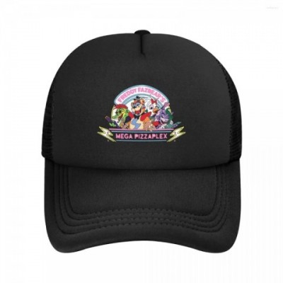 FNAF Security Breach Breathable Mesh Snapback Hats for Unisex