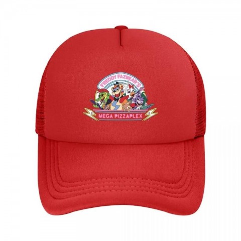 FNAF Security Breach Breathable Mesh Snapback Hats for Unisex