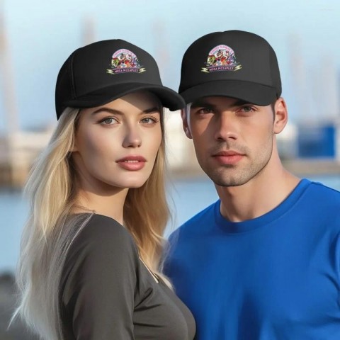FNAF Security Breach Breathable Mesh Snapback Hats for Unisex
