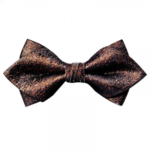 Luxury Men's Lavender Bamboo Fiber Letter Print Bow Tie 241220