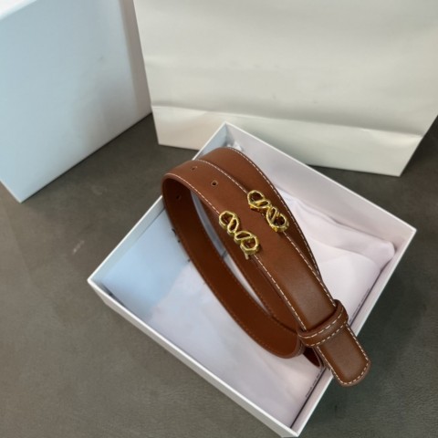 Loweva Designer Women's Luxury Solid Color Vintage Pin Buckle Belt 100-110cm