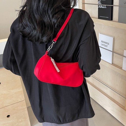 2025 Trendy Single Shoulder Bag for Women - Red Underarm Convenience
