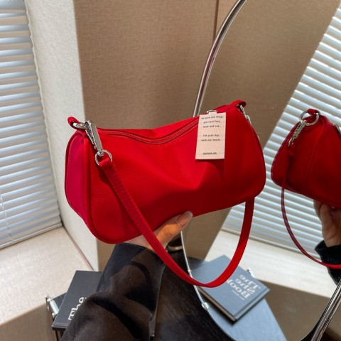 2025 Trendy Single Shoulder Bag for Women - Red Underarm Convenience