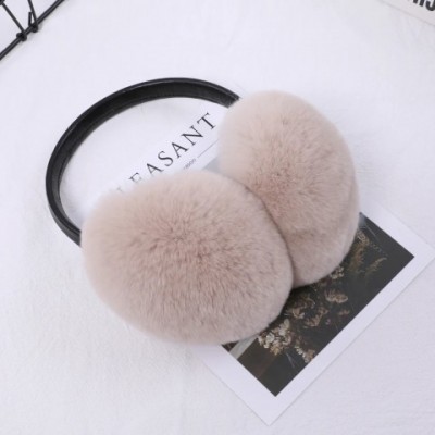 Rex Warm Cowboy Style Silk Fur Ear Muffs for Cold Weather Protection