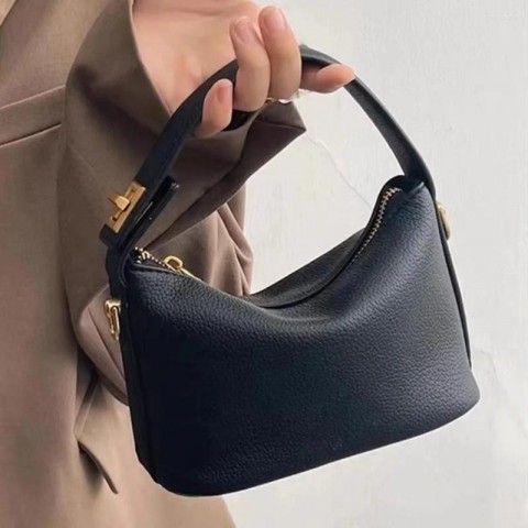 Elegant Women's Vegan Leather Mini Crossbody Bag with Zipper Closure