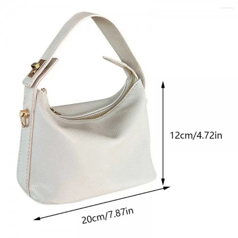 Elegant Women's Vegan Leather Mini Crossbody Bag with Zipper Closure