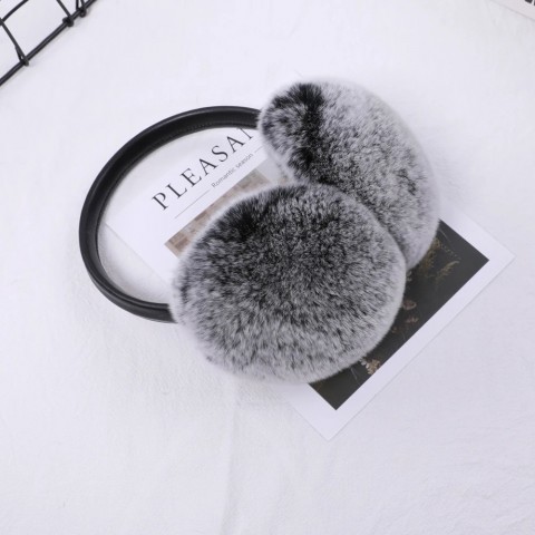 Rex Warm Cowboy Style Silk Fur Ear Muffs for Cold Weather Protection