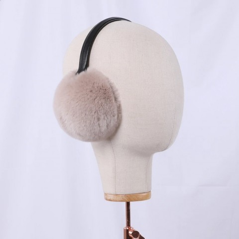 Rex Warm Cowboy Style Silk Fur Ear Muffs for Cold Weather Protection