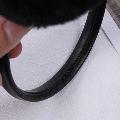 Rex Warm Cowboy Style Silk Fur Ear Muffs for Cold Weather Protection