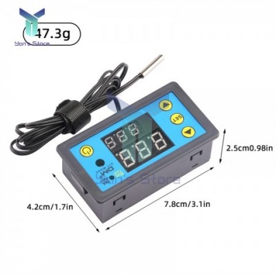 W3231 Smart Incubator Thermostat Controller DC12V-24V AC110V-220V Digital Temperature Regulator