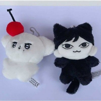 Kaii Plush Keychain from THE BOYZ - Boys' Resin Crystal Pillar Decor W250116