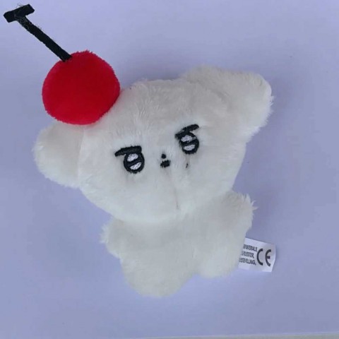Kaii Plush Keychain from THE BOYZ - Boys' Resin Crystal Pillar Decor W250116