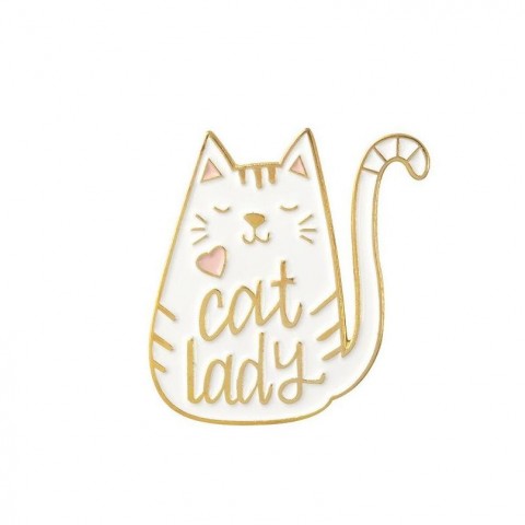 Vintage Punk Style Metal Enamel Brooches for Women - Cat & Dog Design
