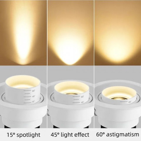 SmartFit Dimmable Embedded LED Downlights 5W-15W for Modern Living
