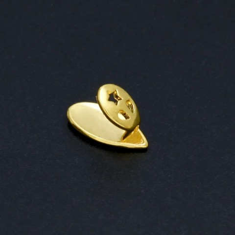 Bling Punk Teeth Caps for Cosplay, Rapper Style, 2pcs Dental Mouth Jewelry