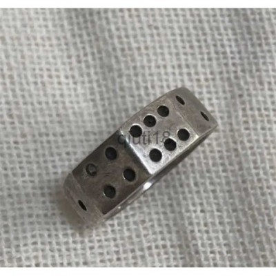 Band Rings Unisex Octagon Design with Plant Pattern - Stylish Jewelry for Men and Women