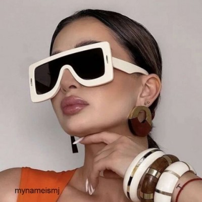 Luxury Designer 2023 Oversized Square Sunglasses for Women
