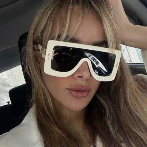 Luxury Designer 2023 Oversized Square Sunglasses for Women