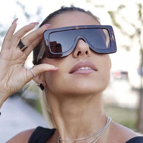 Luxury Designer 2023 Oversized Square Sunglasses for Women