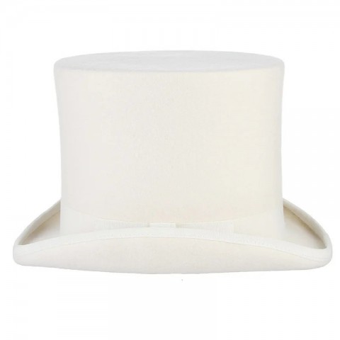 100% Wool British Gentleman's Tall Top Hat for Stage Performance