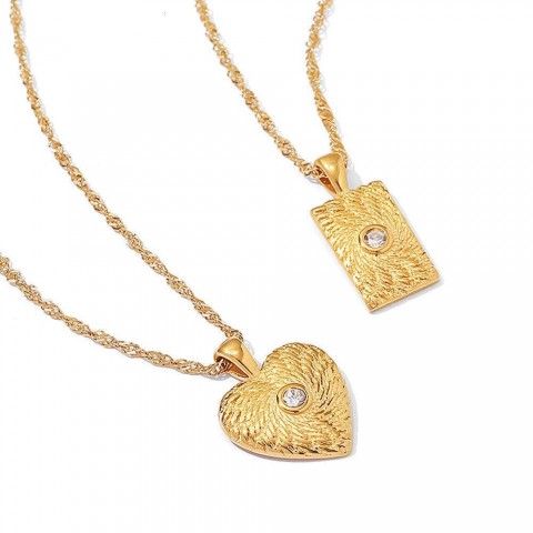 French Designer Titanium Round Coin Necklace - Versatile Women's Sweater Chain