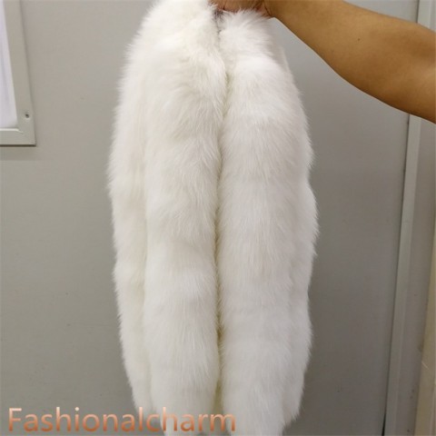 Real Fox Fur 70cm Spike Keychain Tail for Unisex Cosplay