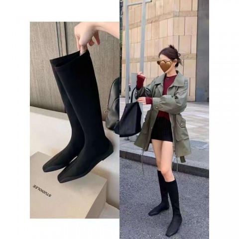 Grape Mom Studiolee Fashionable Manga Knee Boots for Women