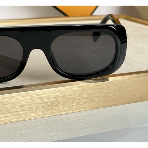Designer Flat Top Rectangle Sunglasses with UV400 Protection for Men and Women