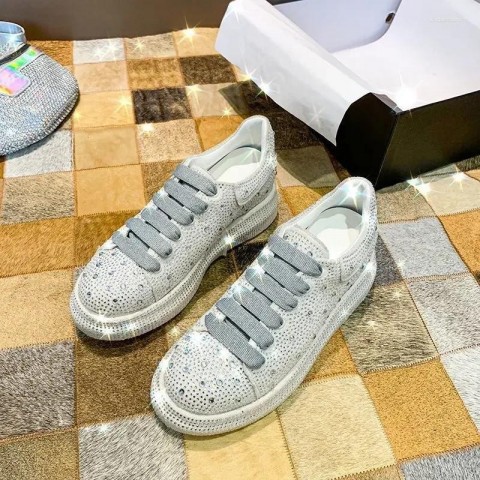 Elegant Women's Luxury Rhinestone Casual Designer Sneakers