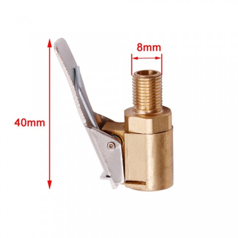 6mm 8mm Car Tire Inflator with Snap-in Tubeless Valve for Compressor
