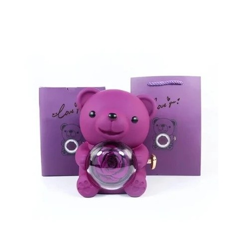 Rose Embrace Gift Box with Free Personalized Necklace - Elegant Eternal Rose for Women's Special Days