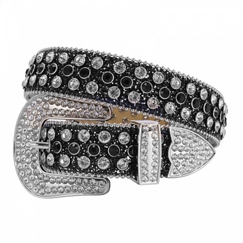Punk Y2K Sparkle Western Belt for Men