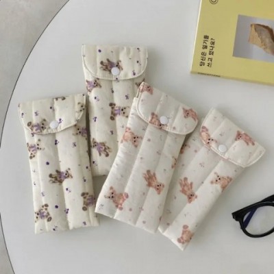 Sweet Animal Bear Sunglass Case for Women