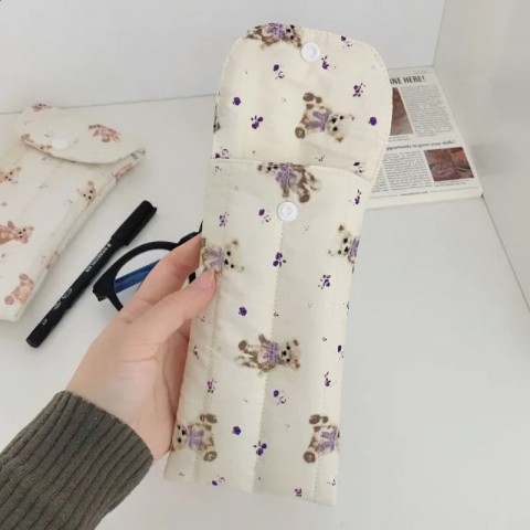 Sweet Animal Bear Sunglass Case for Women