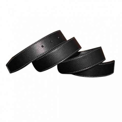 2020 Luxury Men's Narrow Genuine Leather Automatic Strap Belt - Black