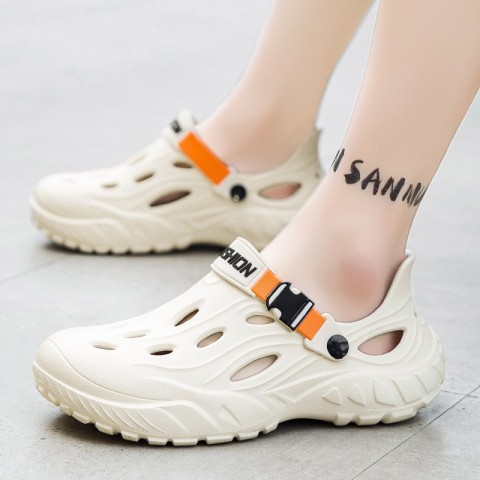 Men's Breathable Classic Sandals with Buckle, Free Shipping, Black Casual Outdoor Slip-Ons